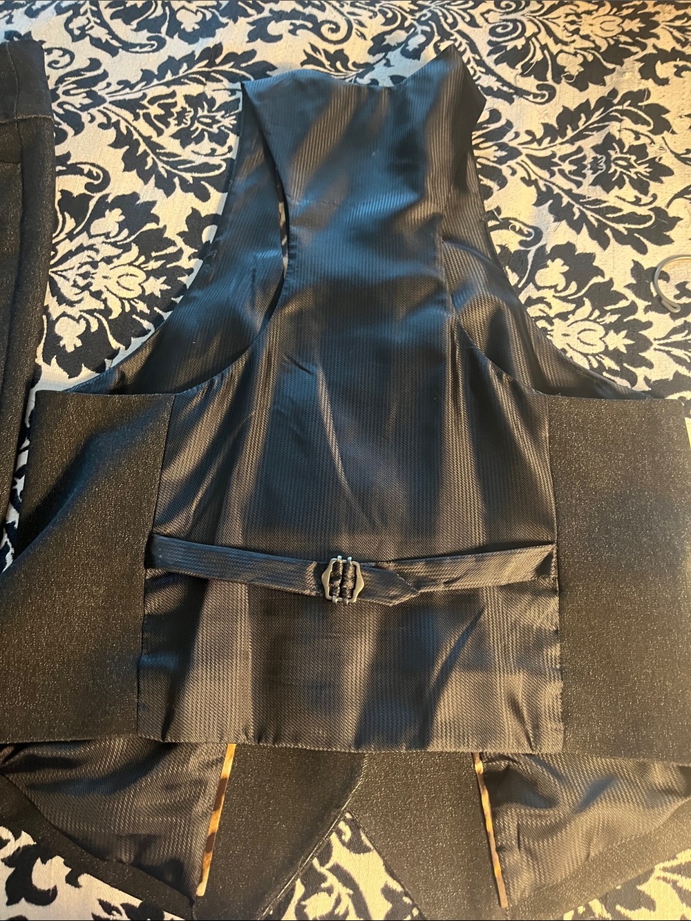 Express Design Studio Women's Black Pantsuit Vest combo - Picture 5 of 9